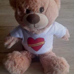 Plushie Bear - Love you with all my heart.